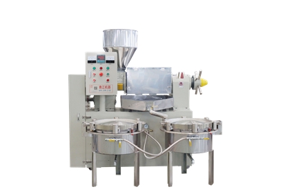 Electric heating oil filter combination oil press